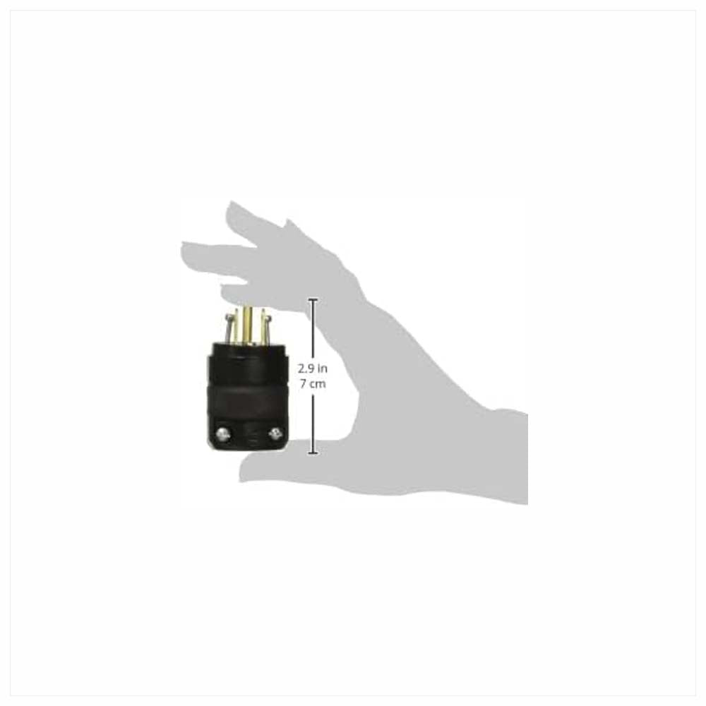 CLAVIJA NYLON NEGRA 15A/127V 515PR-000 LEVITON *** OFRECER AH5965BK ***