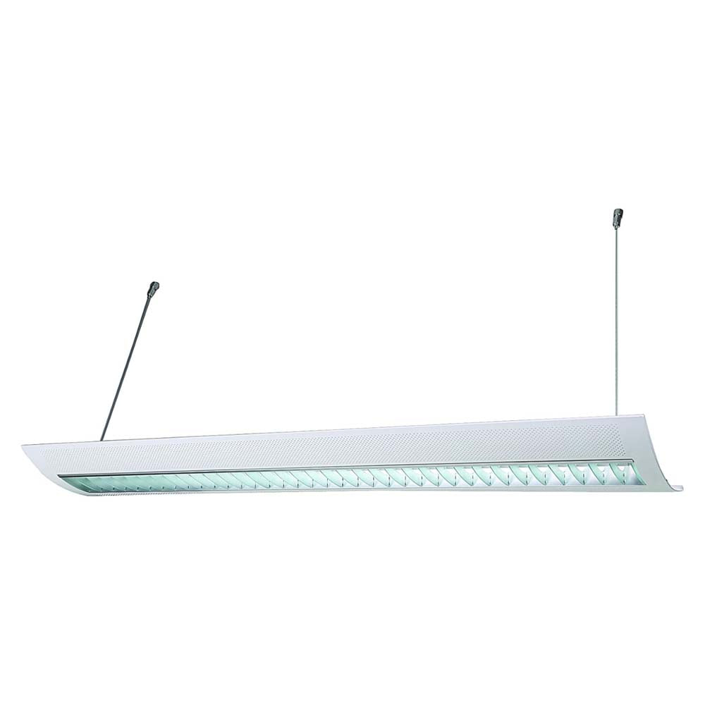 LUMINARIO ELECT. FLUORECENTE SUSPENDIDO CURVO TRIPLE 3X28W/127V. T5 4100K BLANCO *** PRODUCTOS CON EXISTENCIA NAVE 7 ***