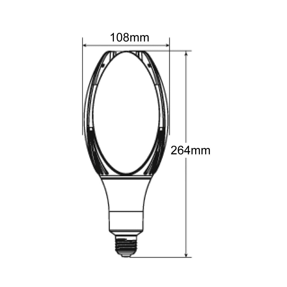 FOCO LED TECNOLITE DE ALTA POTENCIA 50W LUZ DE DÍA BASE E27