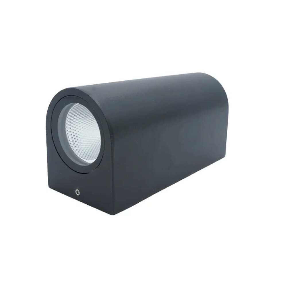 LUM DECORATIVO LED CURVO 10W 85-240V 3000K NEGRO