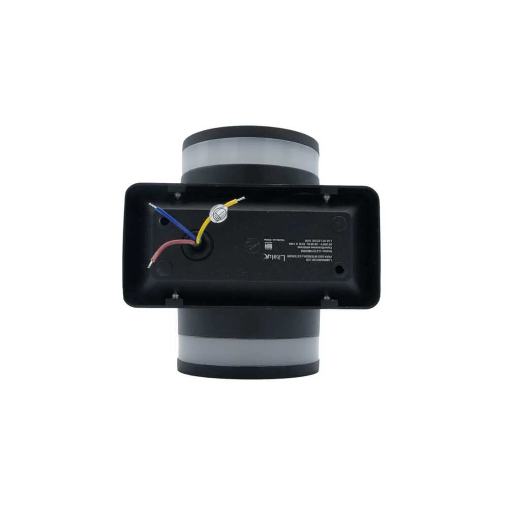 LUM DECORATIVO LED CUADRADO II 10W 85-240V 3000K NEGRO