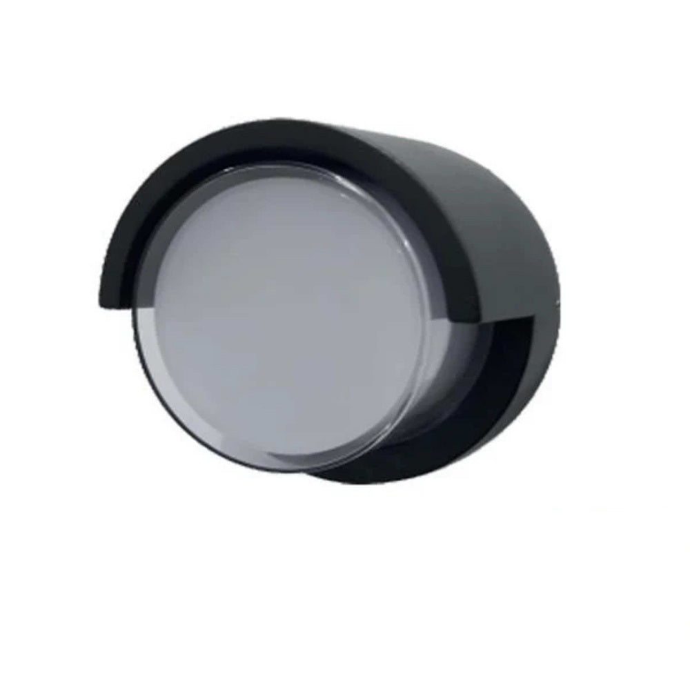 LUM DECORATIVO LED CIRCULAR 10W 85-240V 3000K NEGRO *** HAE ***