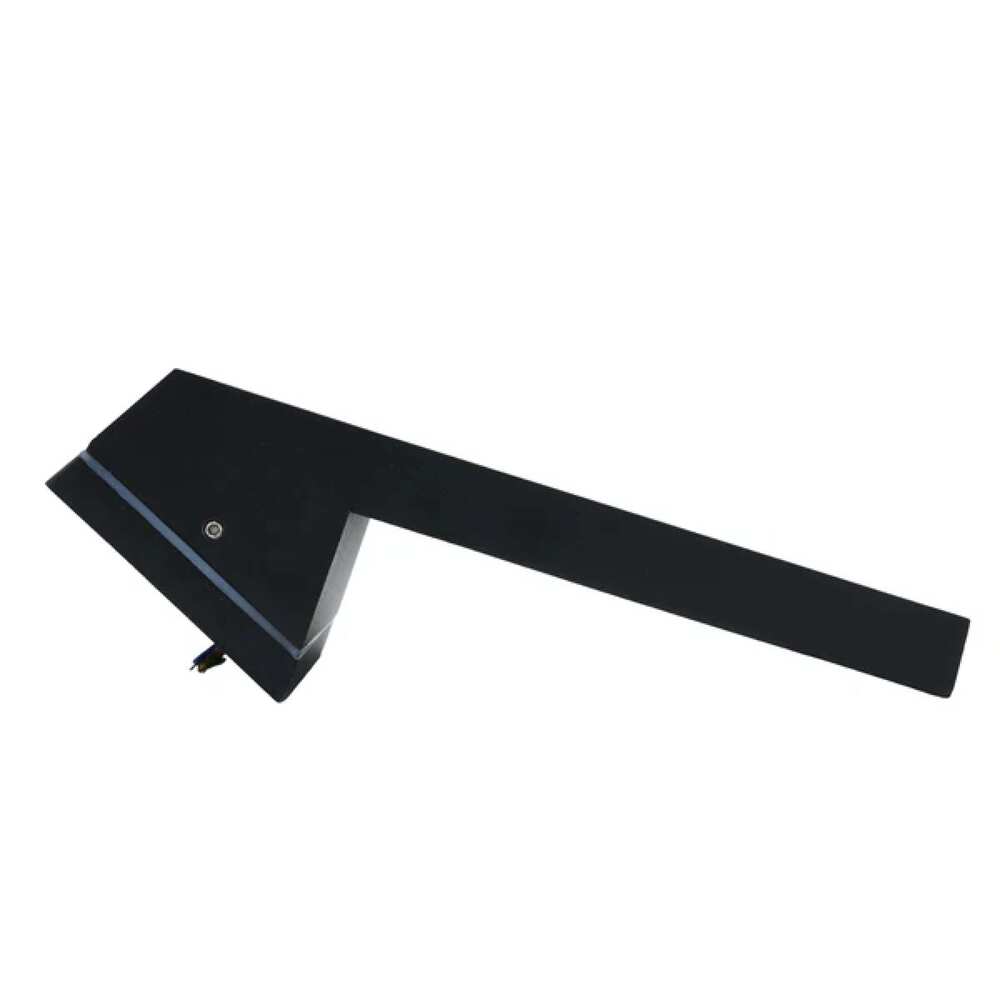 LUM DECORATIVO LED DIAGONAL 12W 85-240V 3000K NEGRO