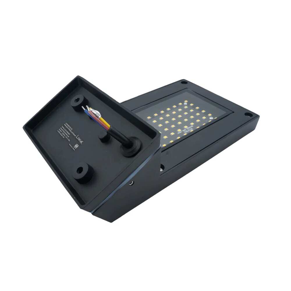 LUM DECORATIVO LED DIAGONAL 12W 85-240V 3000K NEGRO