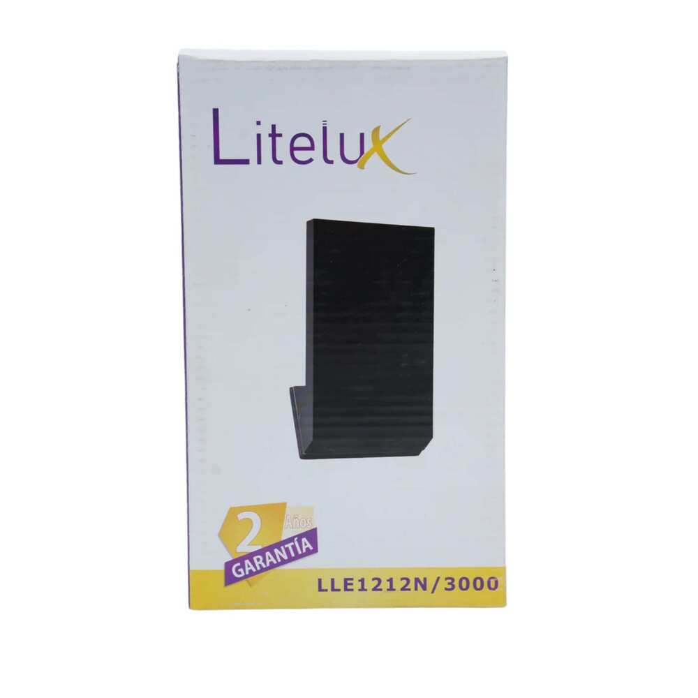LUM DECORATIVO LED DIAGONAL 12W 85-240V 3000K NEGRO