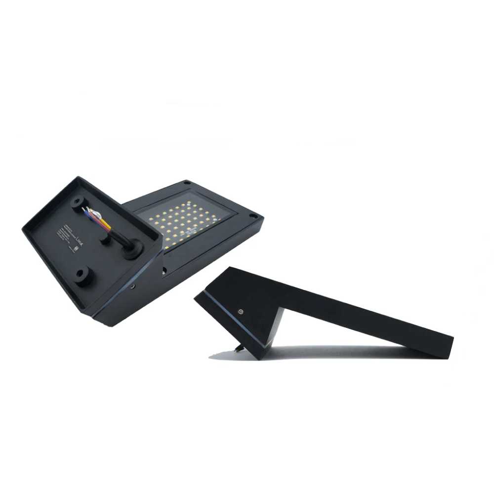 LUM DECORATIVO LED DIAGONAL 12W 85-240V 3000K NEGRO