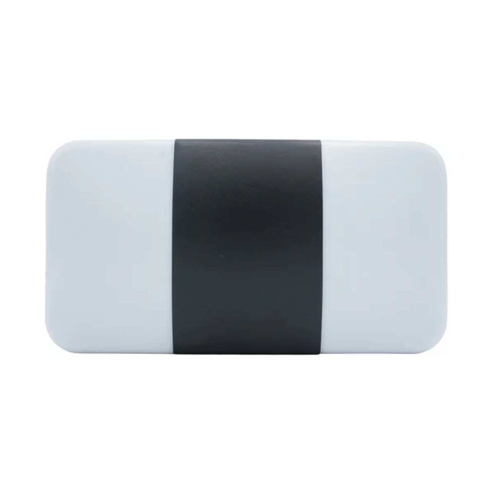 LUM DECORATIVO LED SEMI CUADRADA 14W 85-240V 3000K NEGRO