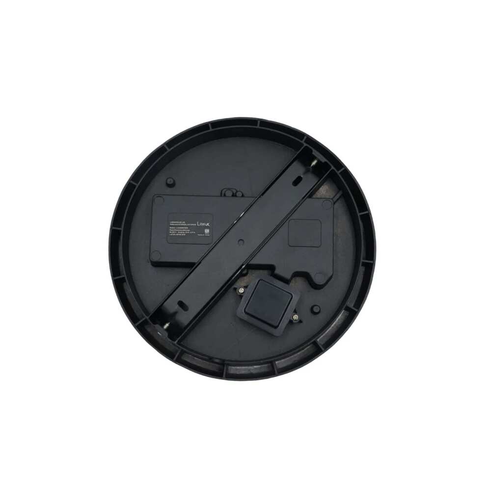 LUM DECORATIVO LED CIRCULAR 20W 85-240V 3000K NEGRO
