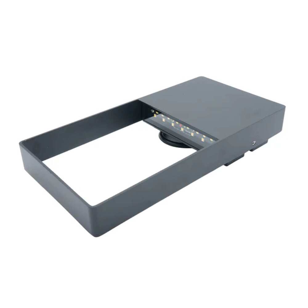 LUM DECORATIVO LED CUADRO 3W 85-240V 3000K NEGRO