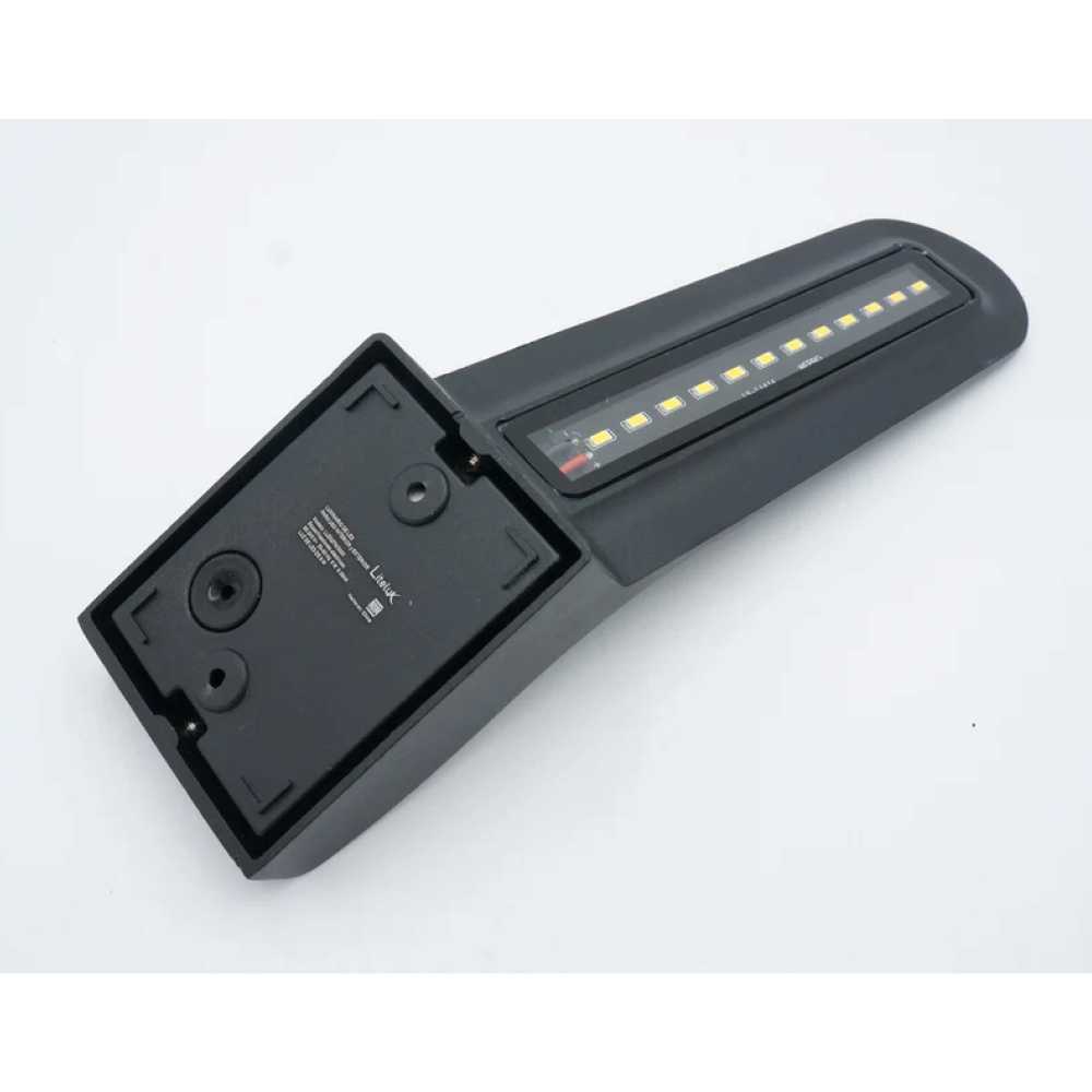 LUM DECORATIVO LED DIAGONAL 6W 85-240V 3000K NEGRO