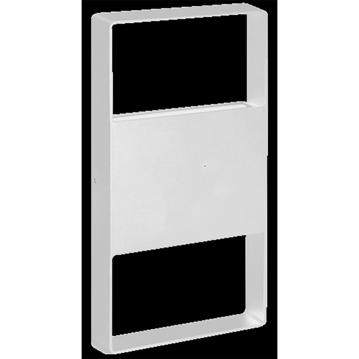 LUM DECORATIVO LED CUADRO DOBLE 6W 85-240V 3000K NEGRO *** EXHIBIDO ***