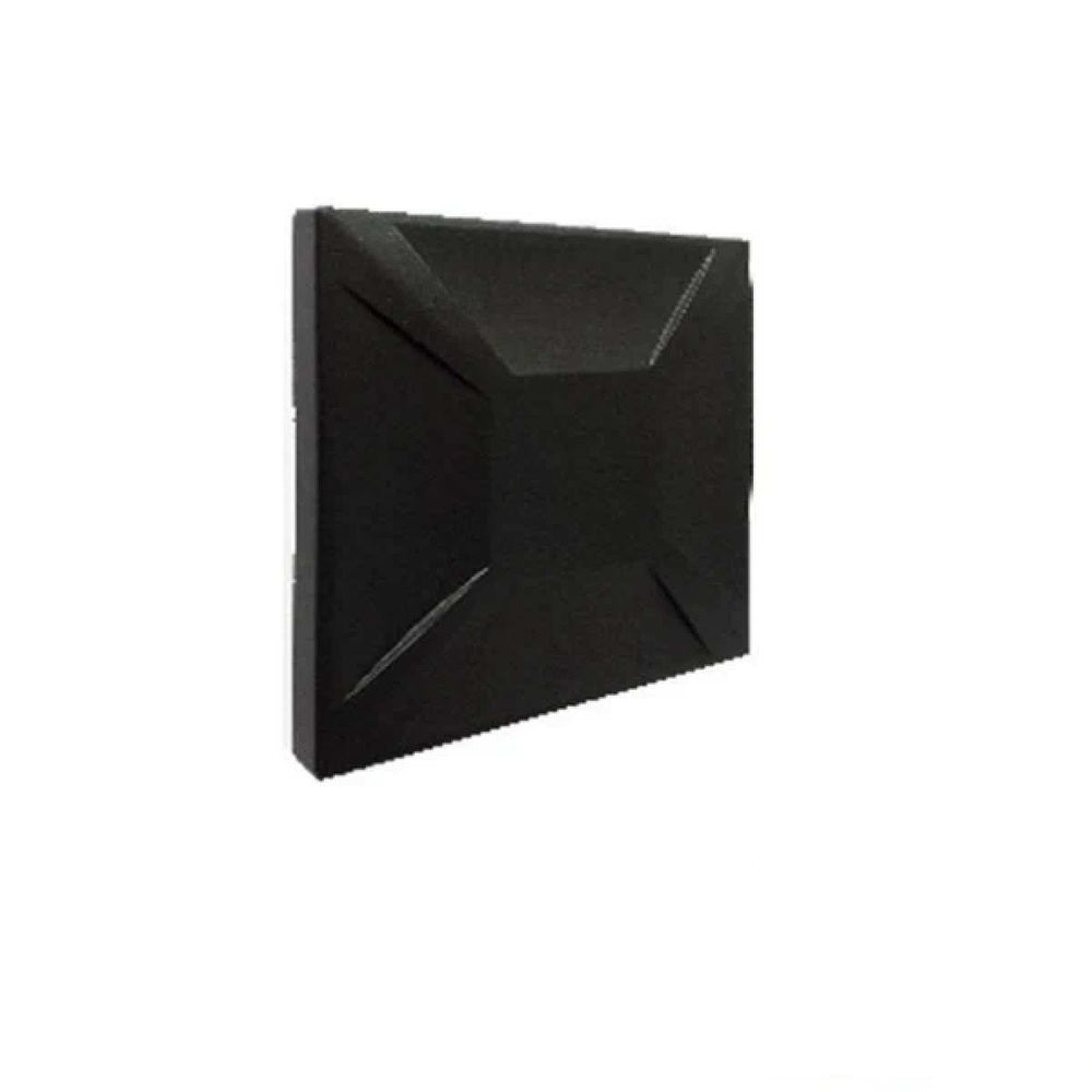 LUM DECORATIVO LED CIRCULAR 7W 85-240V 3000K NEGRO *** HAE ***