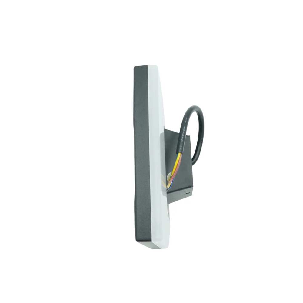 LUM DECORATIVO LED CIRCULAR 7W 85-240V 3000K NEGRO *** HAE ***