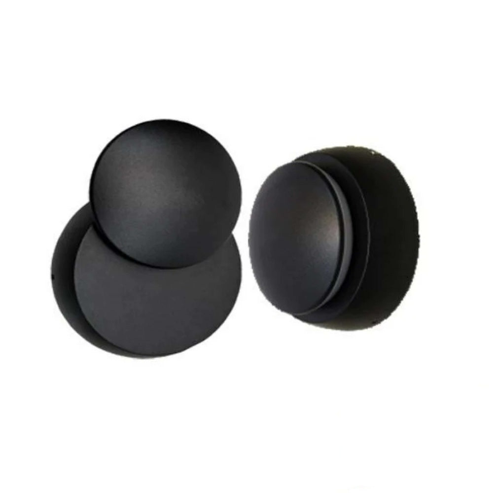 LUM DECORATIVO LED MEDIA ESFERA 7W 85-240V 3000K NEGRO