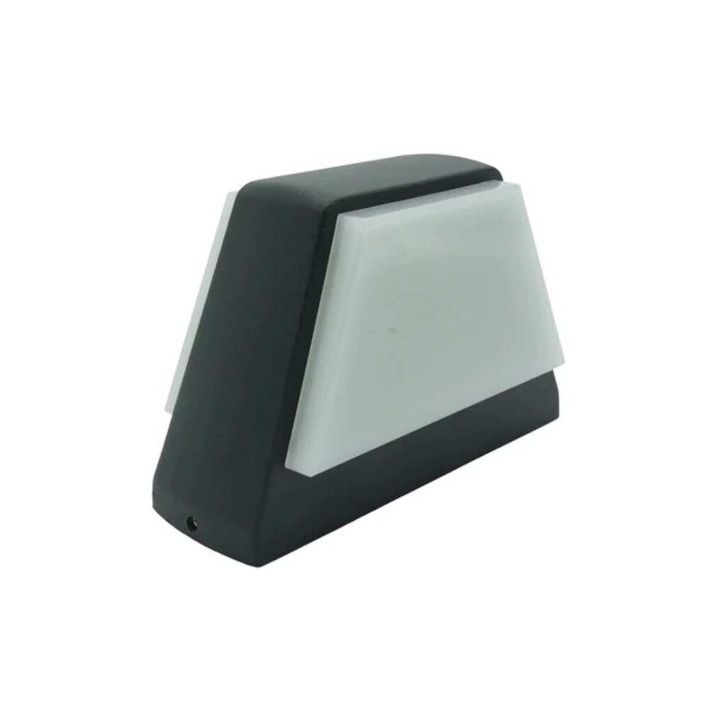 LUM DECORATIVO LED CUADRO 8W 85-240V 3000K NEGRO