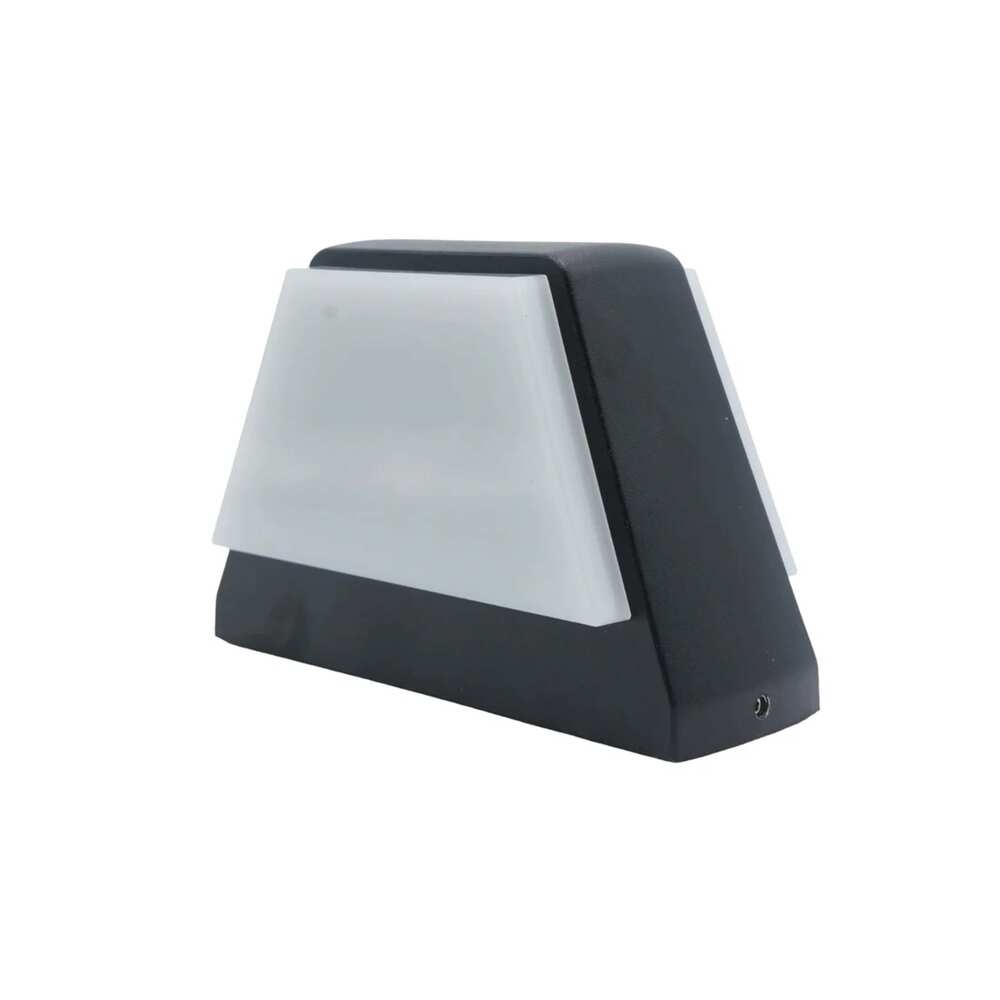 LUM DECORATIVO LED CUADRO 8W 85-240V 3000K NEGRO