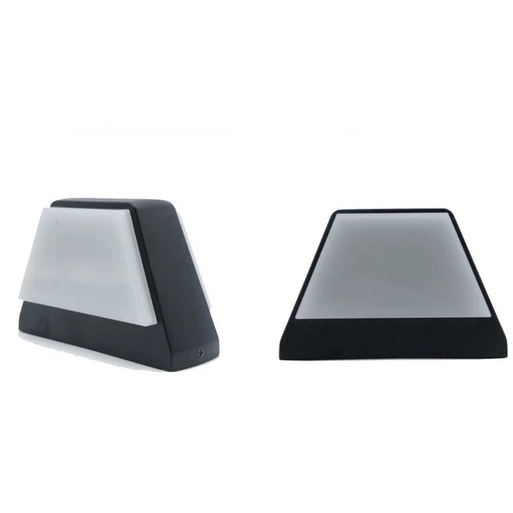 LUM DECORATIVO LED CUADRO 8W 85-240V 3000K NEGRO