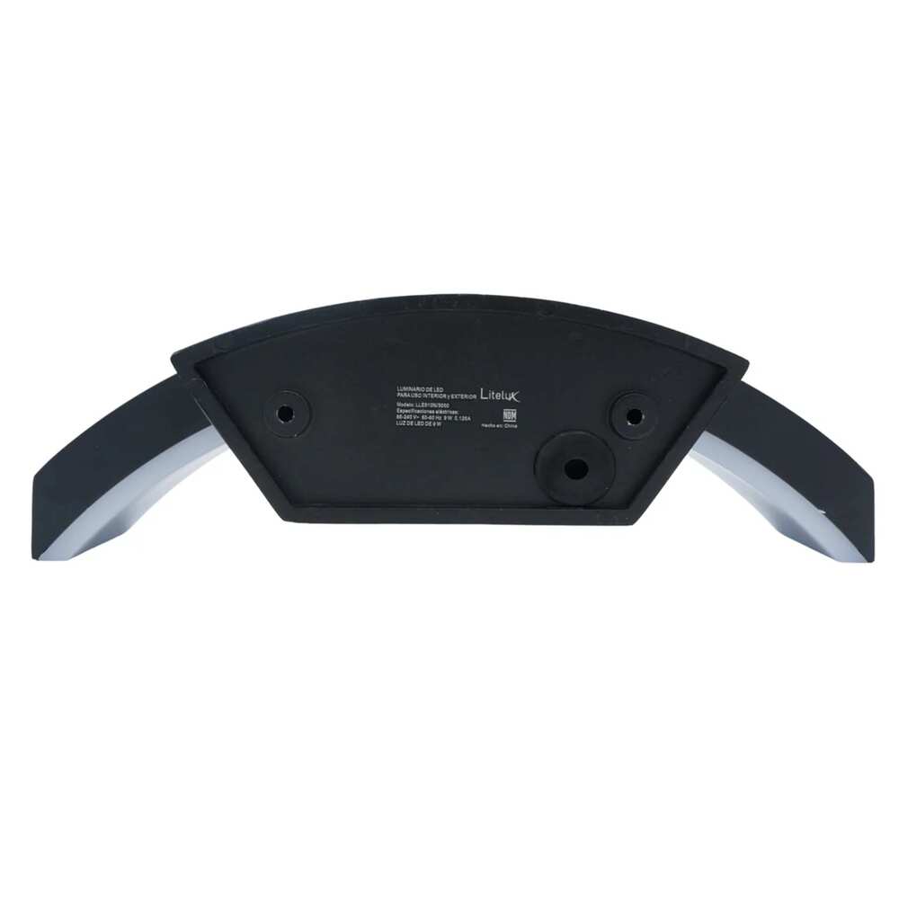 LUM DECORATIVO LED BARR CURVA I 9W 85-240V 3000K NEGRO