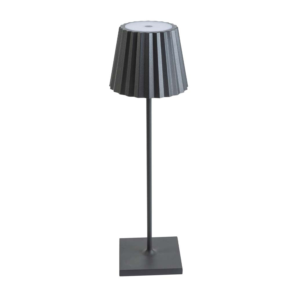 LUMINARIA LED MESA TOUCH CON ATENUADOR GRAFITO 2.2W IP54 180LM 3000K