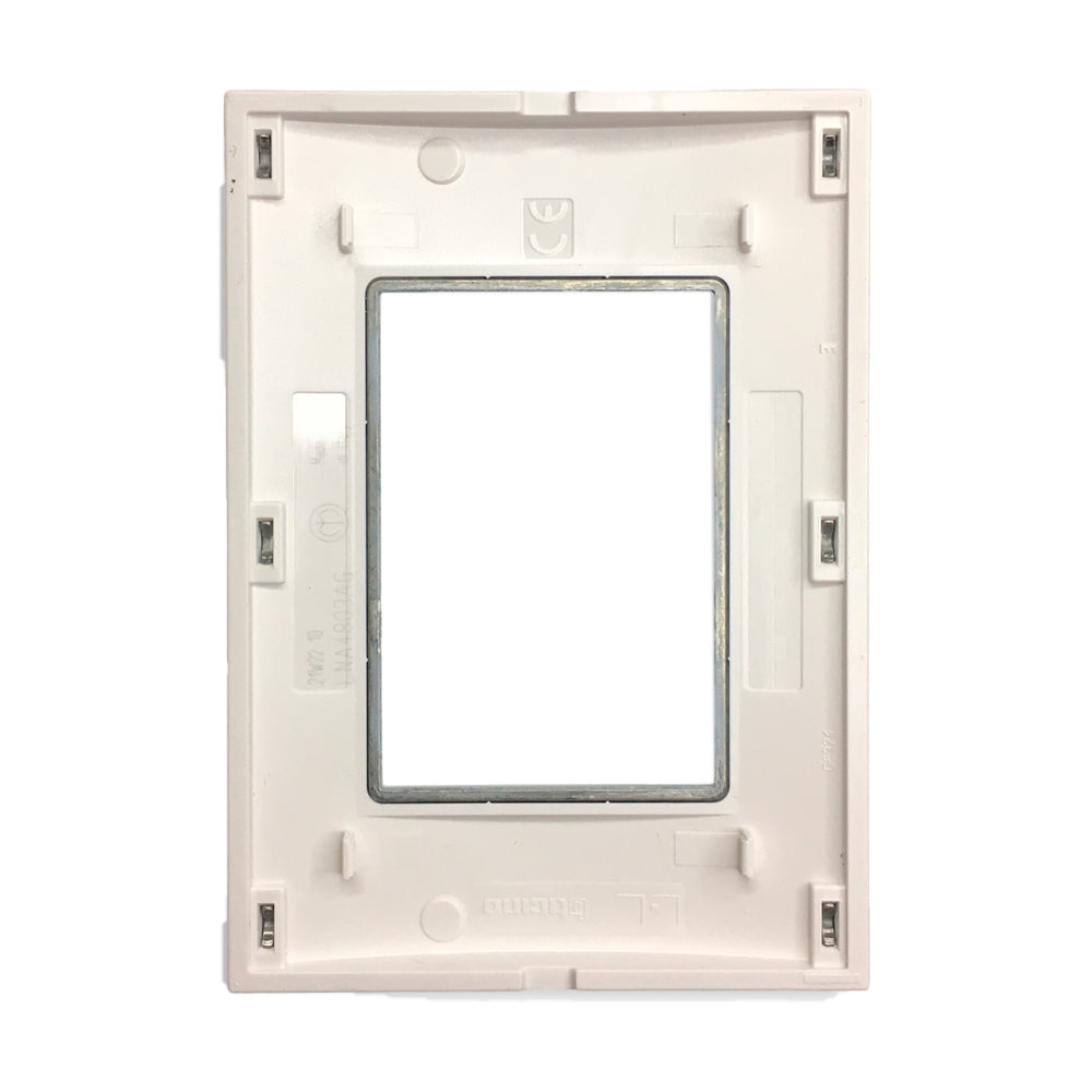 PLACA RECTANGULAR COLOR PLATA 3 MOD. LNA4803AG LIVING Y LIGHT