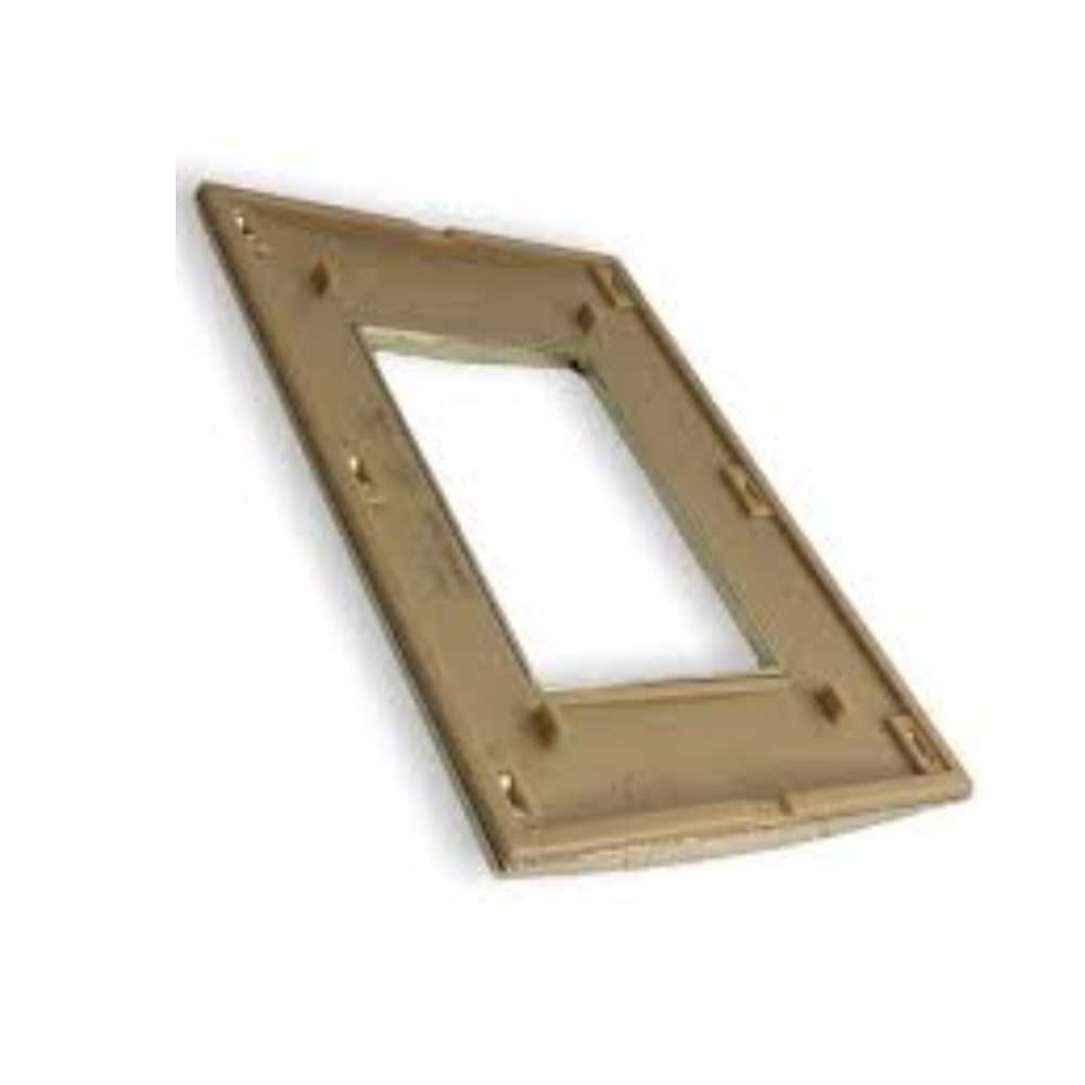 PLACA RECTANGULAR COLOR ORO FRÍO 3 MOD. LNA4803OA LIVING Y LIGHT