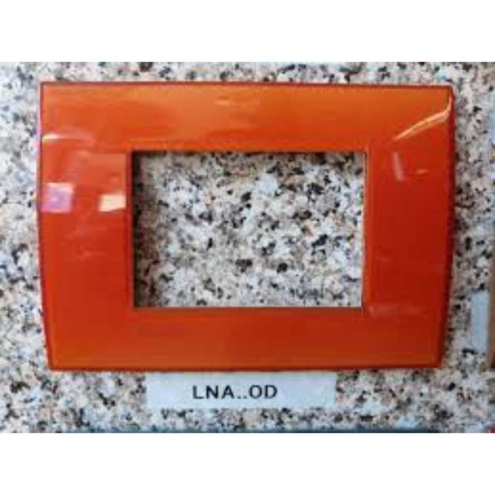 PLACA RECTANGULAR COLOR NARANJA 3 MOD. LNA4803OD LIVING Y LIGHT