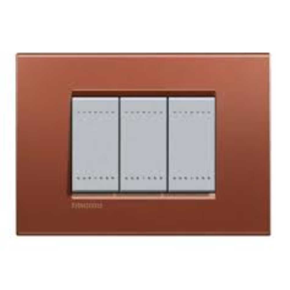PLACA RECTANGULAR COLOR LADRILLO 3 MOD. LNA4803RK LIVING Y LIGHT