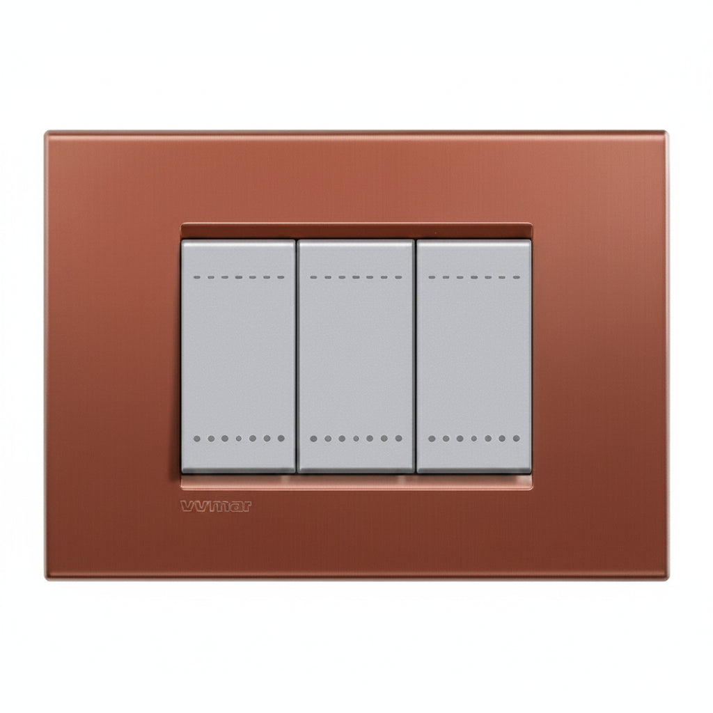 PLACA RECTANGULAR COLOR LADRILLO 3 MOD. LNA4803RK LIVING Y LIGHT