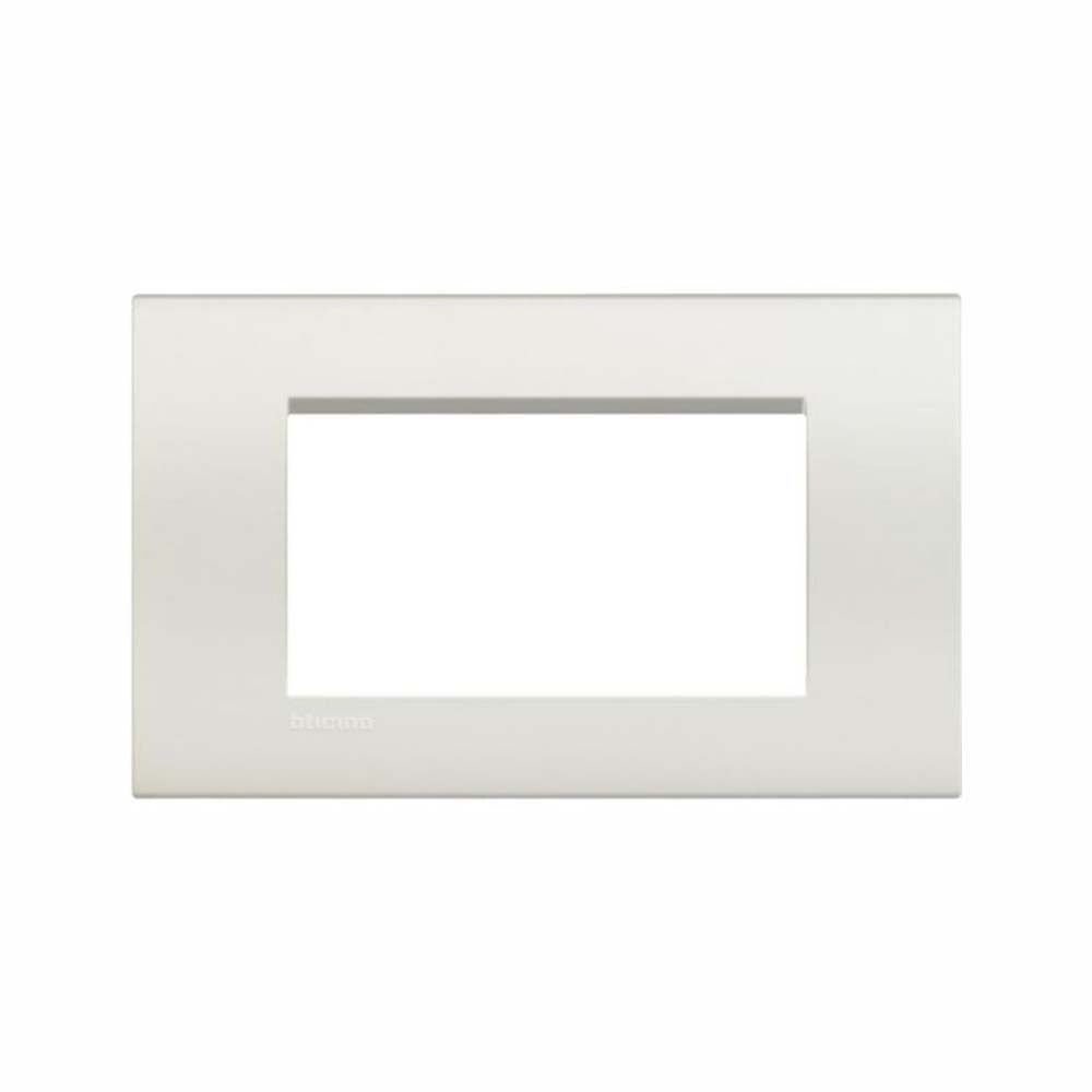 PLACA RECTANGULAR COLOR BLANCO 4 MOD. LNA4804BI LIVING Y LIGHT