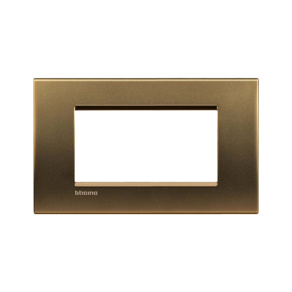 PLACA RECTANGULAR COLOR BRONCE 4 MOD. LNA4804BZ LIVING Y LIGHT