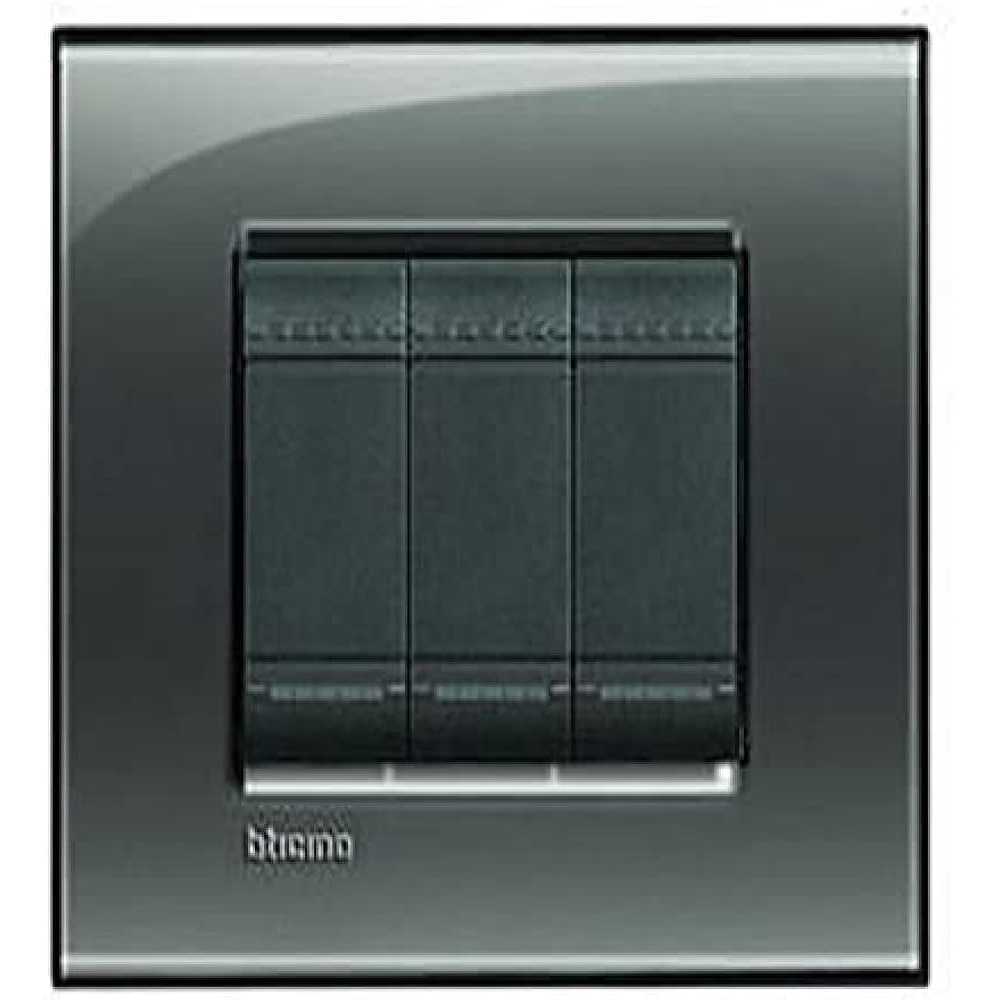 PLACA RECTANGULAR COLOR HUMO 4 MOD. LNA4804KF LIVING Y LIGHT