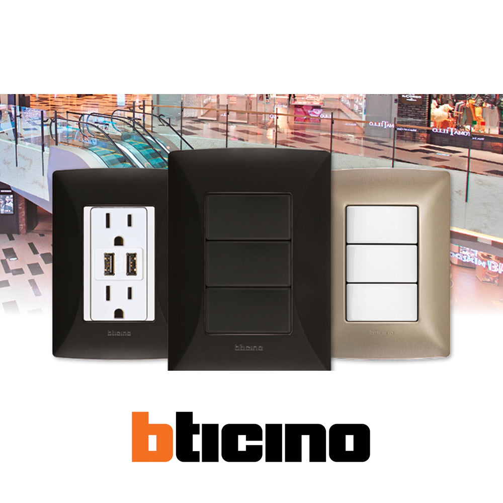 PLACA ELIPTICA COLOR SMOKING 4 MOD. LNB4804SM LIVING Y LIGHT