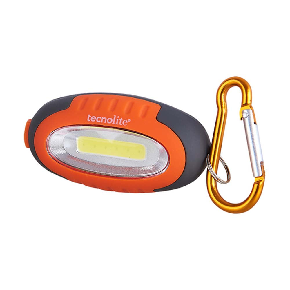 DOS LINTERNAS LED TECNOLITE CHAIN I PORTÁTILES TIPO LLAVERO 0.5W LUZ DE DÍA BATERÍAS INCLUIDAS