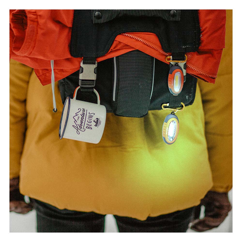 DOS LINTERNAS LED TECNOLITE CHAIN I PORTÁTILES TIPO LLAVERO 0.5W LUZ DE DÍA BATERÍAS INCLUIDAS