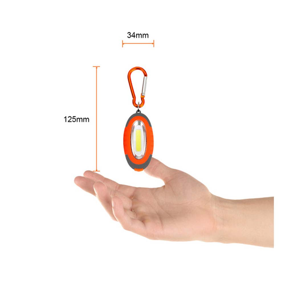 DOS LINTERNAS LED TECNOLITE CHAIN I PORTÁTILES TIPO LLAVERO 0.5W LUZ DE DÍA BATERÍAS INCLUIDAS