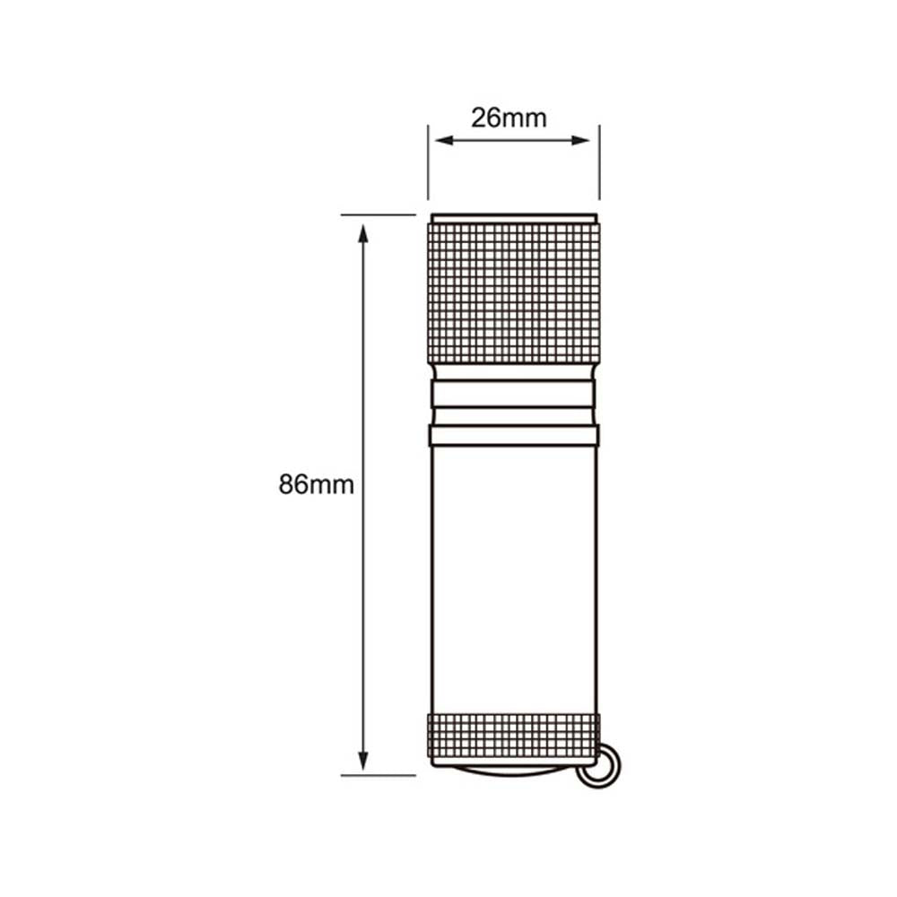 DOS LINTERNAS LED TECNOLITE CHAIN II PORTÁTILES 2W LUZ DE DÍA BATERÍAS INCLUIDAS