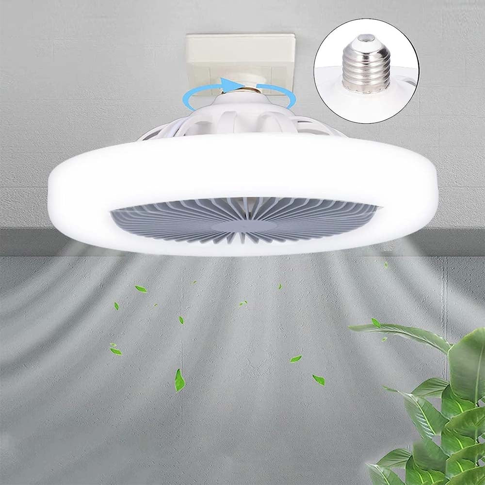 VENTILADOR DE TECHO CON LAMPARA LED DE 30W Y ASPAS INTERNAS LV30W02 MEGALUZ
