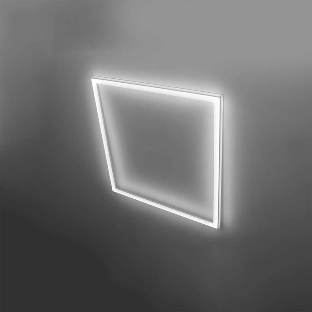 LUMINARIO T/MARCO EMP. O COLGAR LED 48W/85-265VCA. BCO. NEUTRO ALUM. PANEL PLAFON RETICULAR IP20 MARCO606048WNW