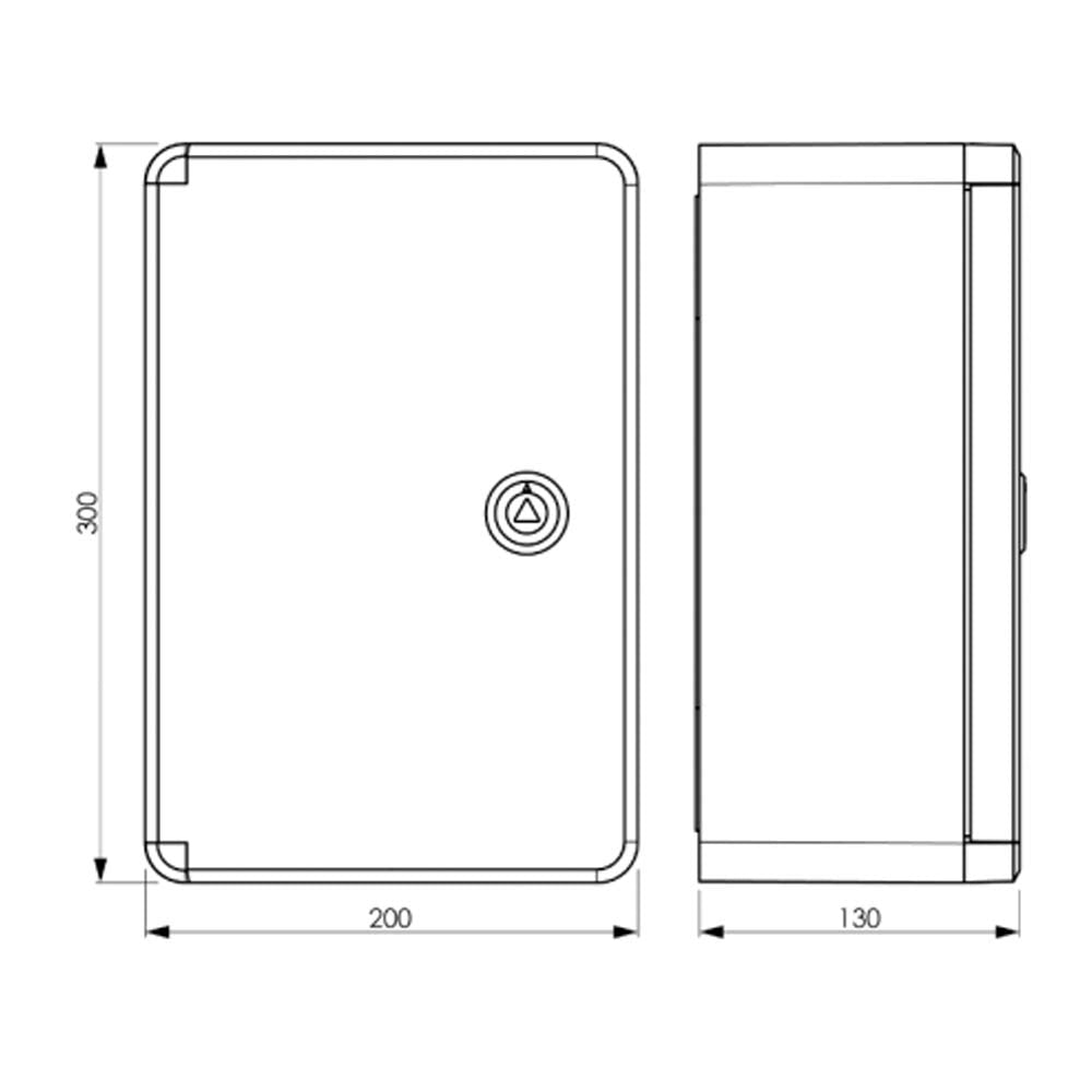 ARMARIO 20X30X13 TRANSPARENTE MCA SOLERA