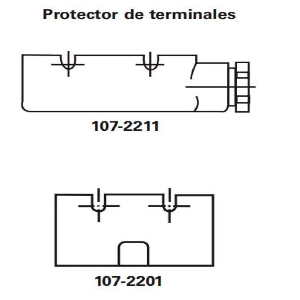 MICRO 107-22-01 PROTECTOR DE TERMINALES SER.107 Y 115