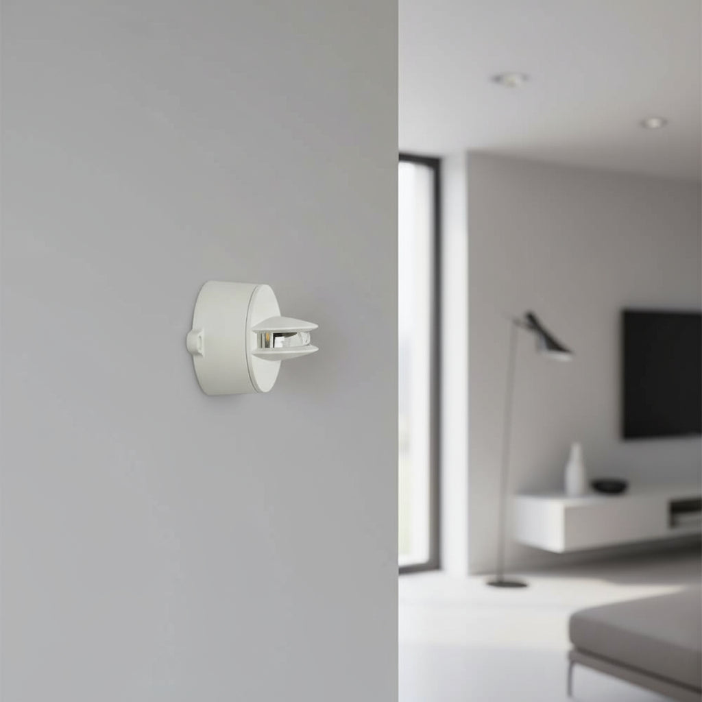 LUMINARIA MURO TECHO 6W 100-277V 3000K BCO ILLUX