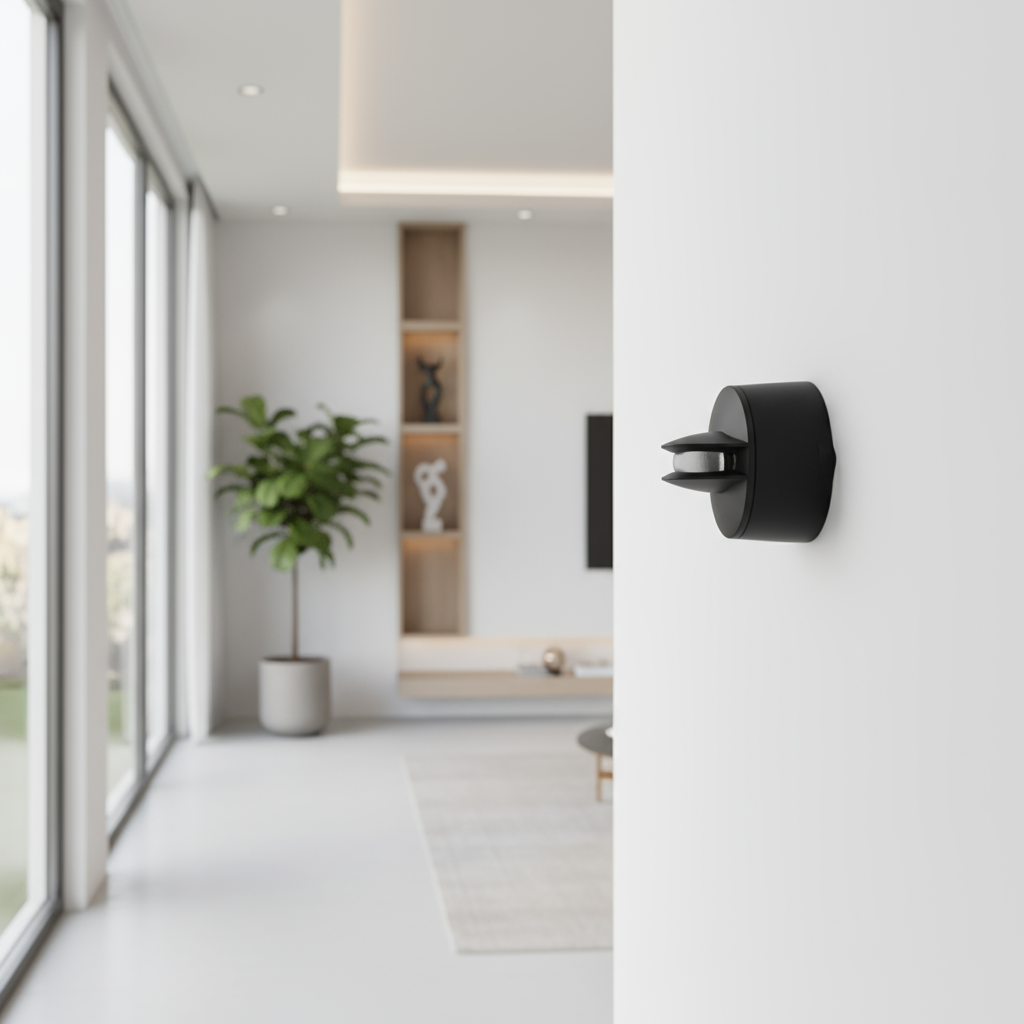 LUMINARIA MURO TECHO 6W 100-277V 3000K NEGRO ILLUX