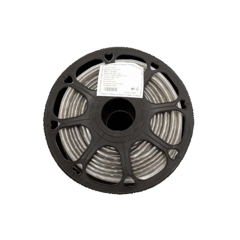 MANGUERA LED SMD 5050 TECNOLED 25M 14.38W/M 127V IP65 RGB *** HAE ***