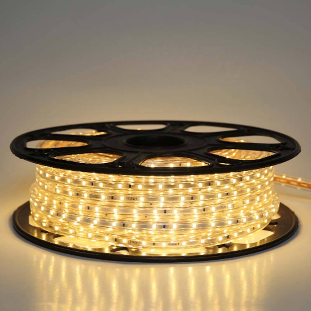 MANGUERA LED PLANA 3528 SMD 127V. B.C. IP65 25MTS. MLED-3528-SMD-127/BC