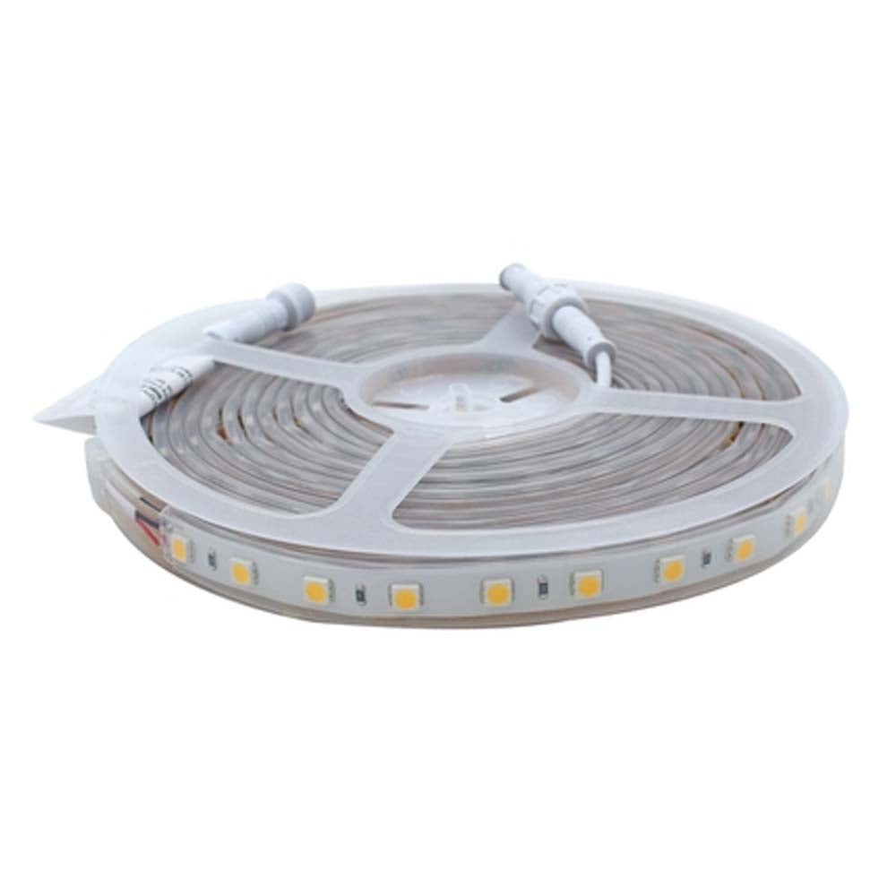 TIRA FLEXIBLE DE LED 5050 SMD 127V IP45 AMBAR MLED-60-IP45-5050-127V-CD/AMB