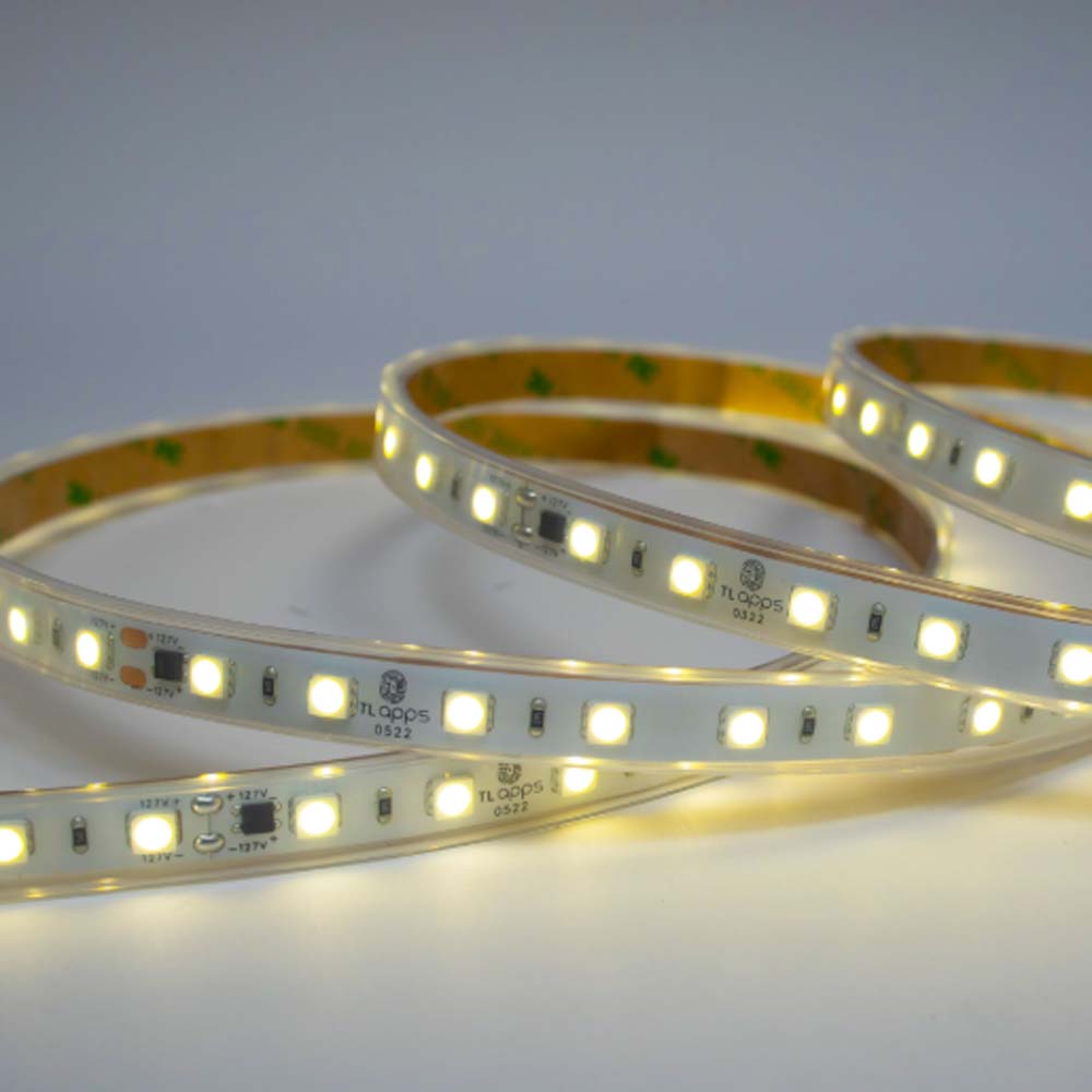 TIRA FLEXIBLE DE LED 5050 SMD 127V IP45 BLANCO NEUTRO MLED-60-IP45-5050-127V-CD/BN