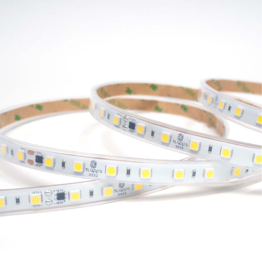 TIRA FLEXIBLE DE LED 5050 SMD 127V IP45 BLANCO NEUTRO MLED-60-IP45-5050-127V-CD/BN