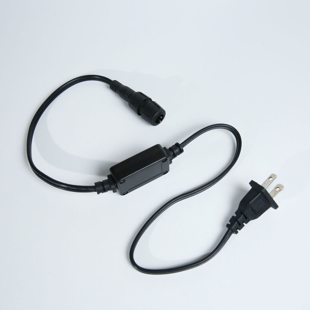 CABLE ALIMENTADOR C/CONVERTIDOR CORRIENTE CA-CD 127V P/MANG LED NEON *** SOBRE PEDIDO ***