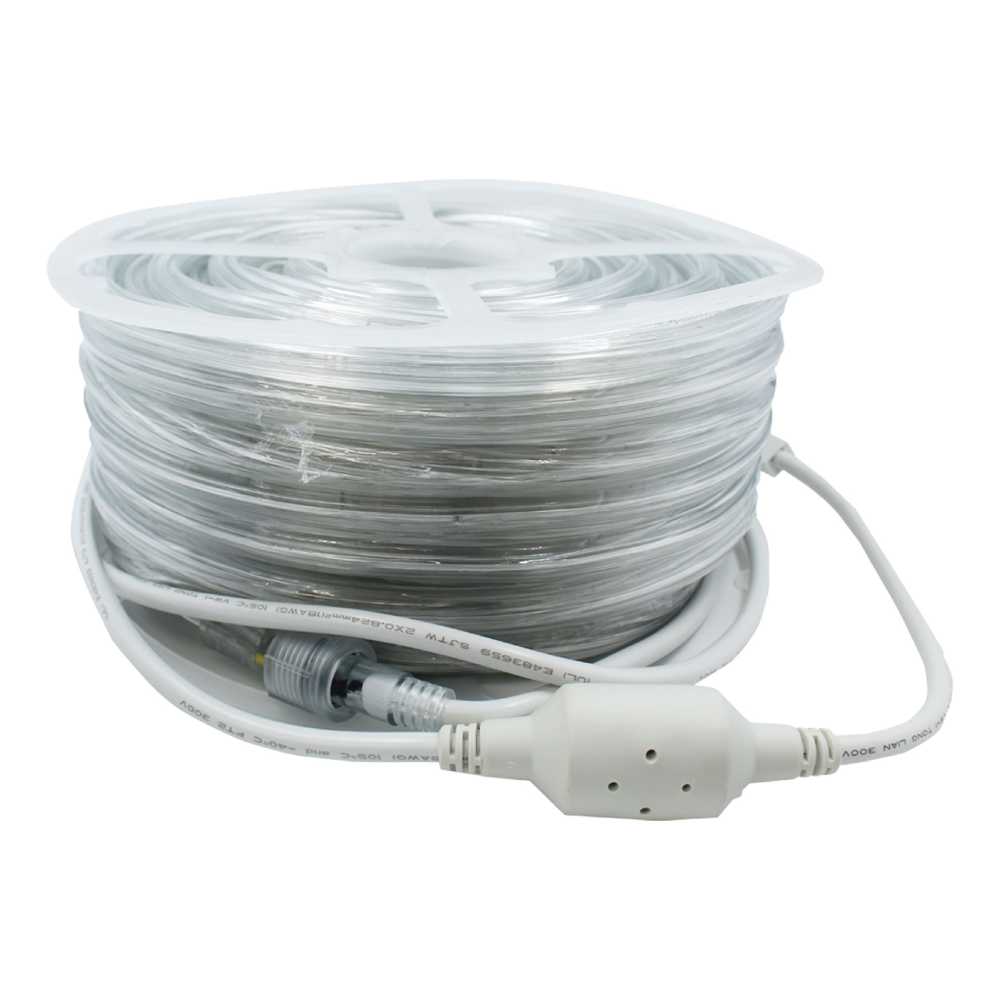 MANGUERA LED REDONDA 2 HILOS 25MTS. 127V. IP65 B.C.