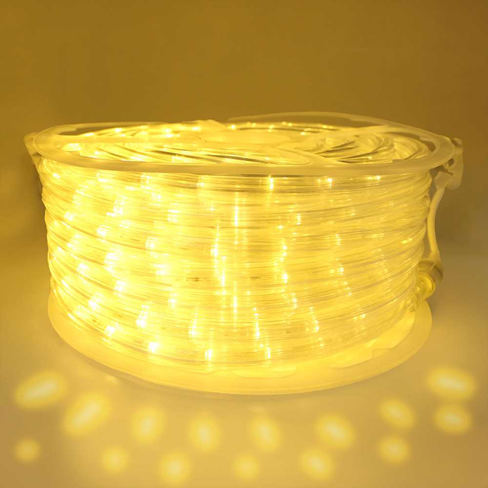 MANGUERA LED REDONDA 2 HILOS 25MTS. 127V. IP65 B.C.